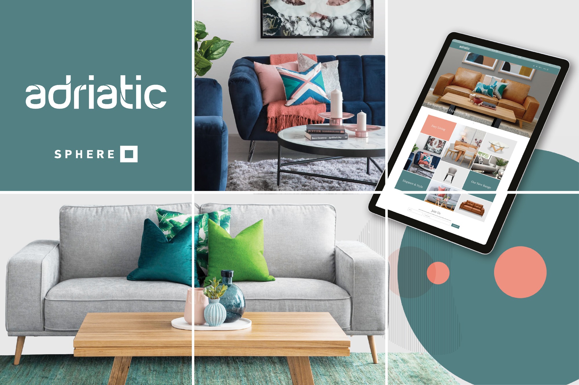 Adriatic furniture brand social media and digital campaign