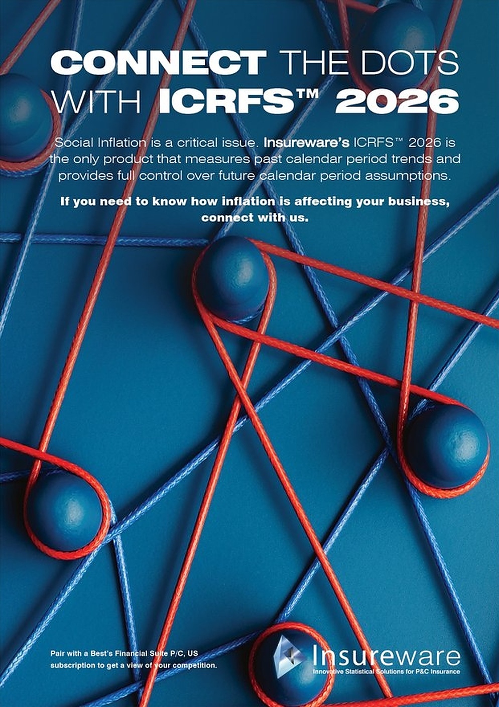 Insureware ICRFS Connect the Dots campaign poster