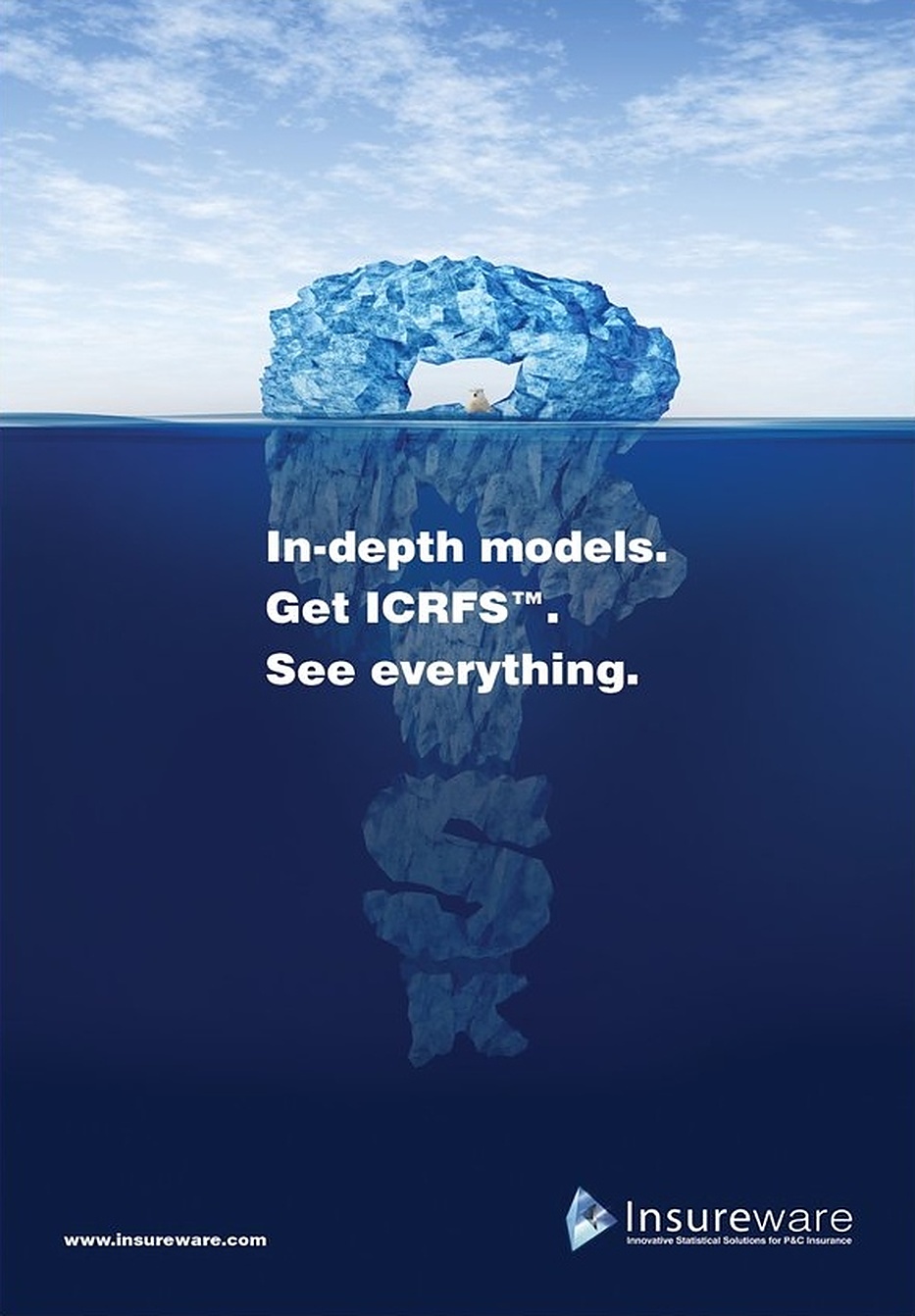 Insureware ICRFS iceberg risk campaign poster